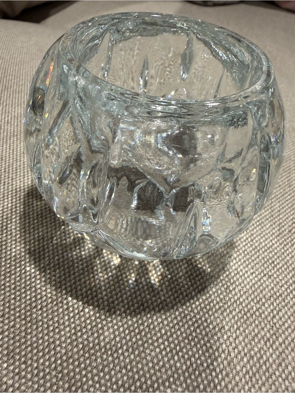 Homeco glass votive candle holder